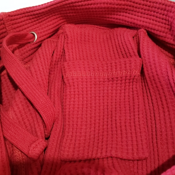 The Vault Cornell Collegiate Waffle Knit Long Shorts Mens M Big Red Drawstring - Picture 8 of 10